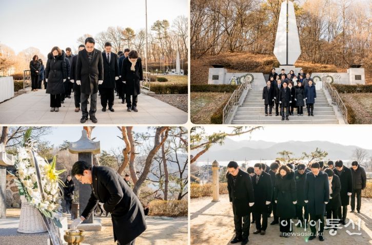 남양주시의회, 신년 현충탑·정약용 묘역 참배로 의정활동 시작