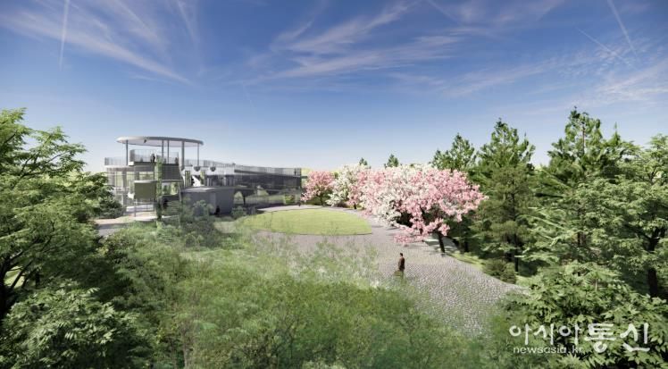 진주시, ‘진양호 노을전망대 조성공사’ 착공 - 조감도