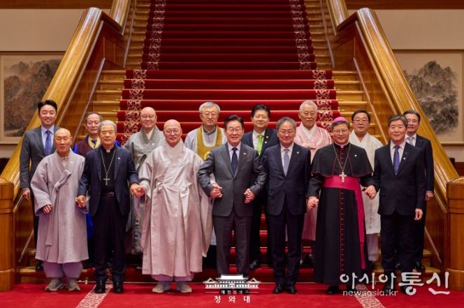 종교지도자 초청 오찬간담회 '종교와 함께, 국민통합의 길로'(청와대)