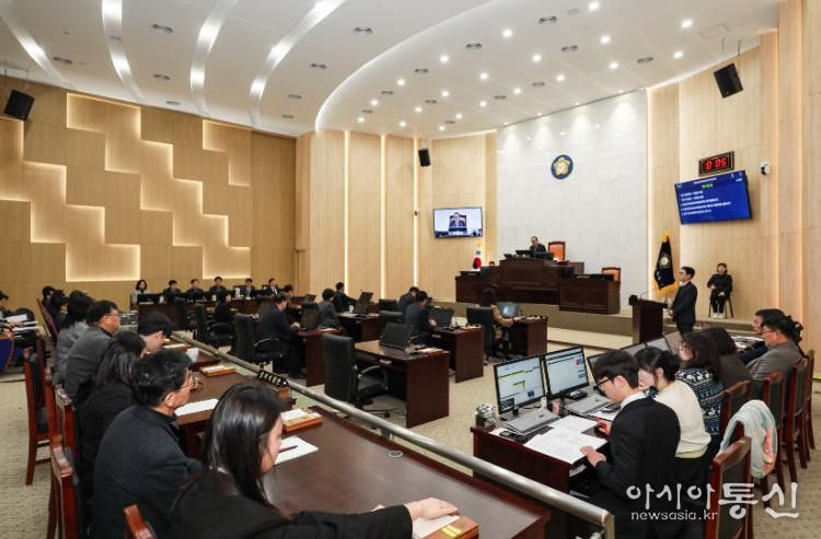 예산군의회, 제322회 임시회 개회