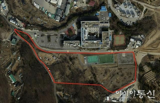 야탑밸리 항공사진