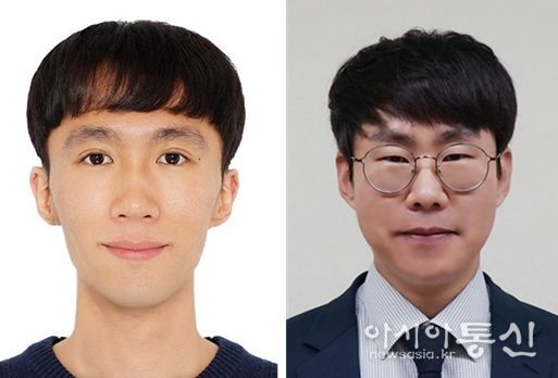 경상국립대 IT공과대학 컴퓨터공학부 석사과정 이민재씨와 이수원 교수(오른쪽)