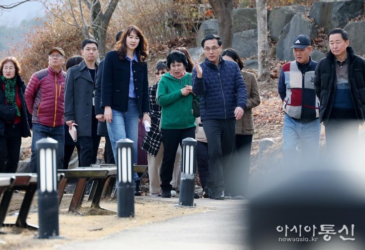 동네방네 현장스케치 행사 중 현장 점검 모습