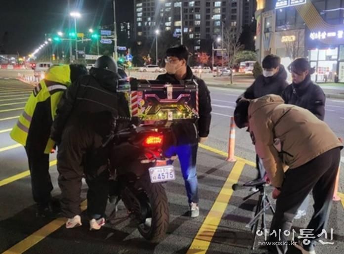 파주시, 3월 9일 이륜차 소음·불법개조 합동단속 실시